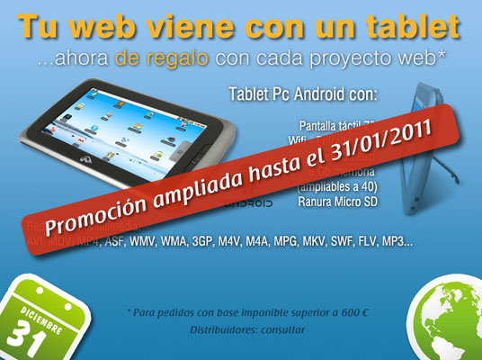 Tablet PC de regalo